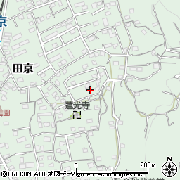 静岡県伊豆の国市田京581周辺の地図