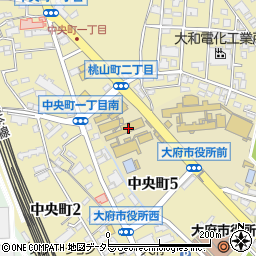 愛知県立桃陵高等学校周辺の地図