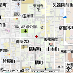 京都府京都市中京区晴明町668-5周辺の地図