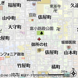 京都府京都市中京区六丁目278周辺の地図