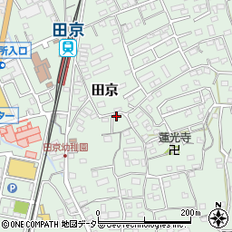 静岡県伊豆の国市田京315-2周辺の地図