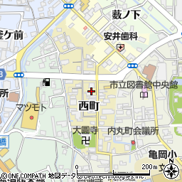 〒621-0862 京都府亀岡市西町の地図