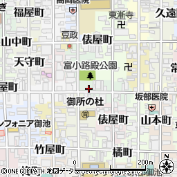 京都府京都市中京区晴明町652周辺の地図