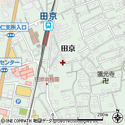 静岡県伊豆の国市田京120-9周辺の地図