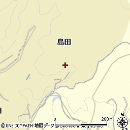 愛知県岡崎市丹坂町島田周辺の地図