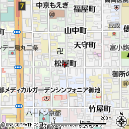京都府京都市中京区松屋町47周辺の地図