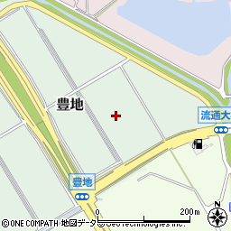 静岡県静岡市葵区豊地周辺の地図
