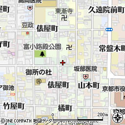 京都府京都市中京区晴明町670-1周辺の地図