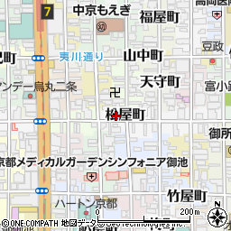 京都府京都市中京区松屋町周辺の地図