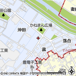 愛知県刈谷市一ツ木町沖田周辺の地図