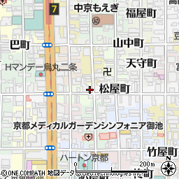 京都府京都市中京区仁王門町29周辺の地図
