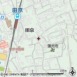 静岡県伊豆の国市田京542-3周辺の地図