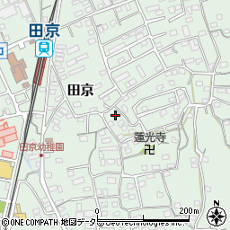 静岡県伊豆の国市田京553-2周辺の地図