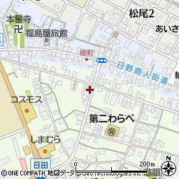 滋賀県蒲生郡日野町大窪855周辺の地図