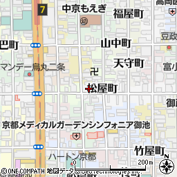 リベラ二条東洞院周辺の地図