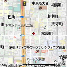 京都府京都市中京区仁王門町21周辺の地図