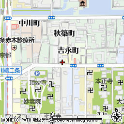 京都府京都市左京区杉本町268周辺の地図