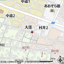 滋賀県蒲生郡日野町大窪2030周辺の地図