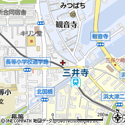 滋賀県大津市大門通16-7周辺の地図