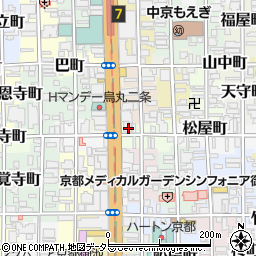 京都府京都市中京区仁王門町5周辺の地図