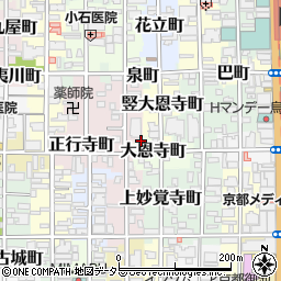 京都府京都市中京区大恩寺町238周辺の地図