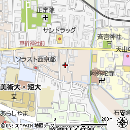 株式会社中央精器　嵯峨営業所周辺の地図