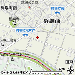 愛知県豊田市駒場町東167周辺の地図