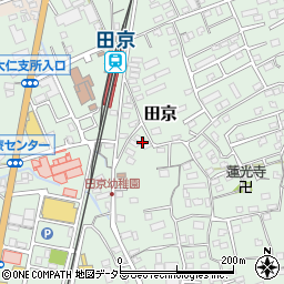 静岡県伊豆の国市田京120-7周辺の地図