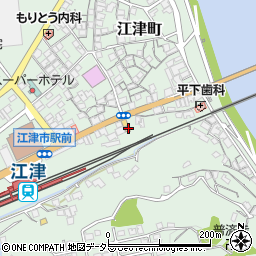 島根県江津市江津町877-1周辺の地図