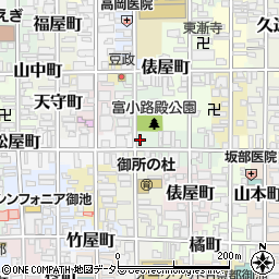 京都府京都市中京区六丁目279周辺の地図