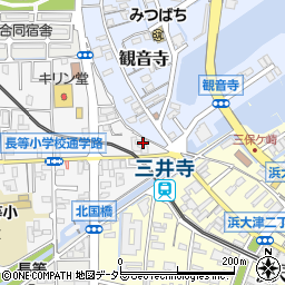 滋賀県大津市大門通16-5周辺の地図