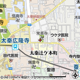 京都太秦 焼肉さの周辺の地図