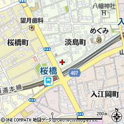 桜橋公園周辺の地図