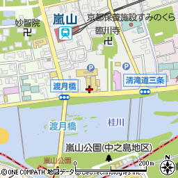 かづら野 清修庵 嵐山店周辺の地図