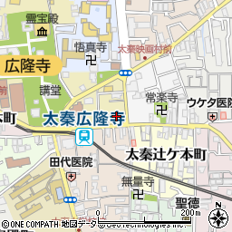 右京簡易裁判所周辺の地図
