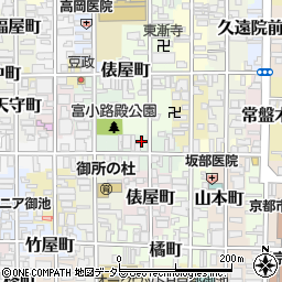 京都府京都市中京区晴明町665周辺の地図
