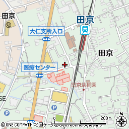 静岡県伊豆の国市田京271-20周辺の地図