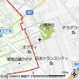 三重県三重郡川越町高松985-15周辺の地図