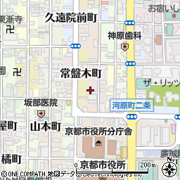 京都府京都市中京区橘柳町160周辺の地図