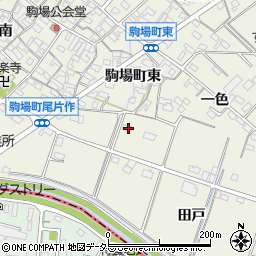 愛知県豊田市駒場町東169周辺の地図