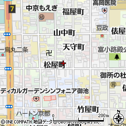 友屋周辺の地図