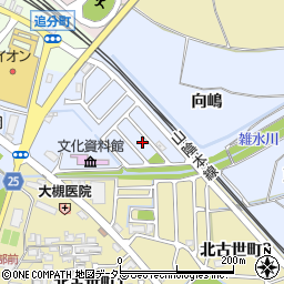 京都府亀岡市古世町向嶋周辺の地図