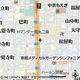 京都府京都市中京区仁王門町272周辺の地図