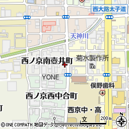 京都バイク便サービス周辺の地図
