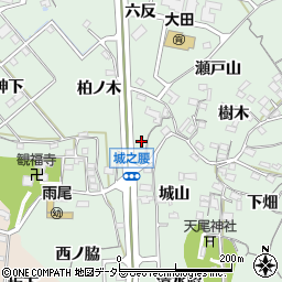 愛知県東海市大田町城之腰周辺の地図