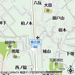 愛知県東海市大田町（城之腰）周辺の地図