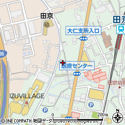 静岡県伊豆の国市田京247-1周辺の地図