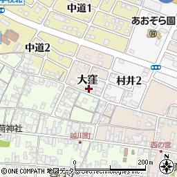 滋賀県蒲生郡日野町大窪2033周辺の地図