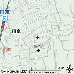 静岡県伊豆の国市田京557-15周辺の地図