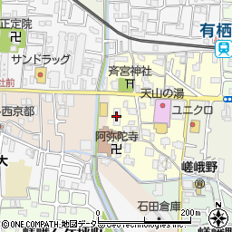 ネオコーポ嵯峨野周辺の地図